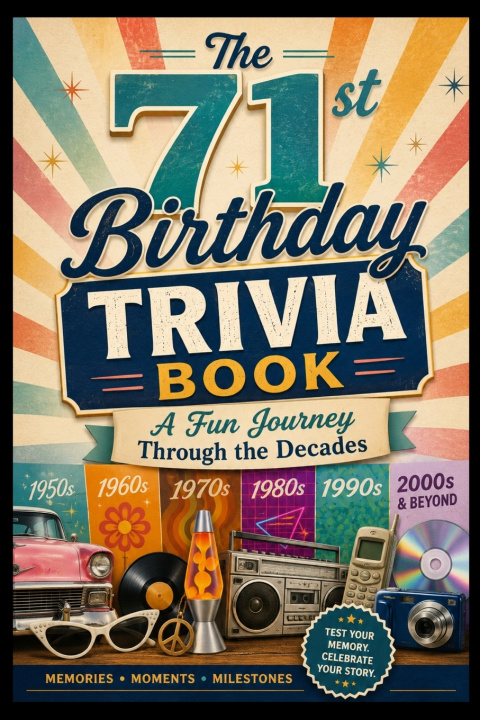 Knjiga The 71st Birthday Trivia Book Liam Calder