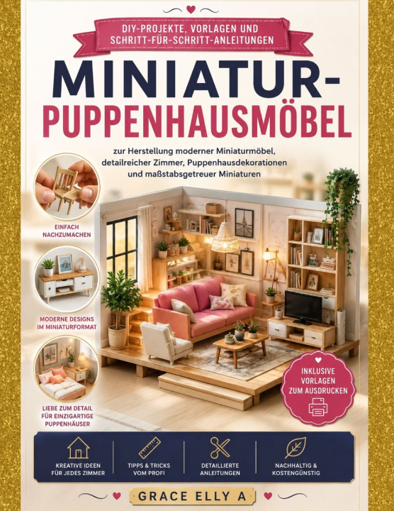 Книга Miniatur-Puppenhausmöbel Grace Elly A