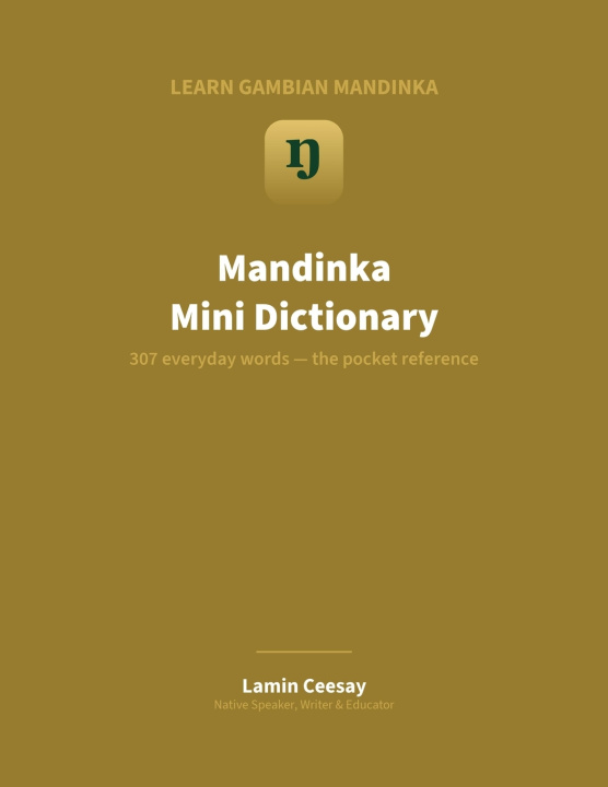 Libro Mandinka Mini Dictionary Lamin Ceesay