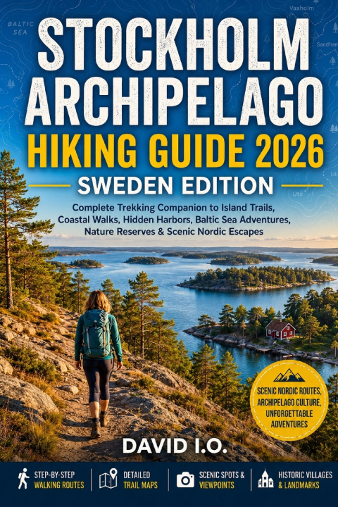 Libro STOCKHOLM ARCHIPELAGO HIKING GUIDE 2026 DAVID I.O.