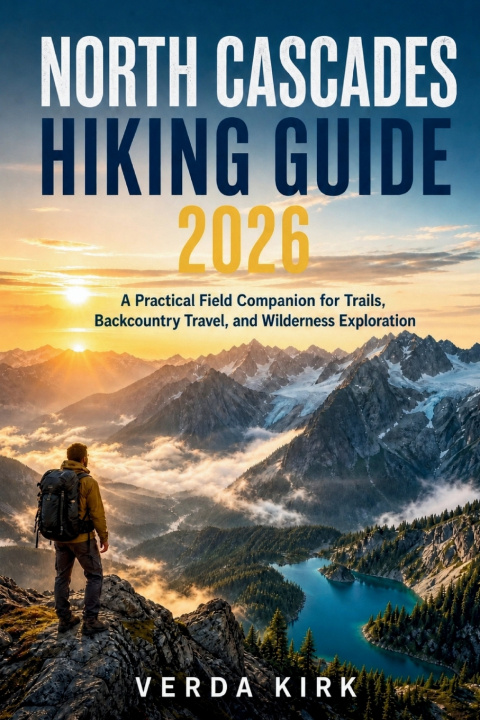 Libro NORTH CASCADES HIKING GUIDE 2026 VERDA KIRK