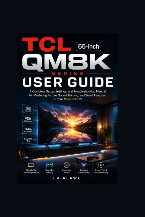 Könyv TCL 65-inch QM8K Series User Guide J. A. Alawe