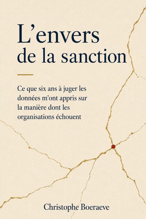 Buch L'envers de la sanction Christophe Boeraeve