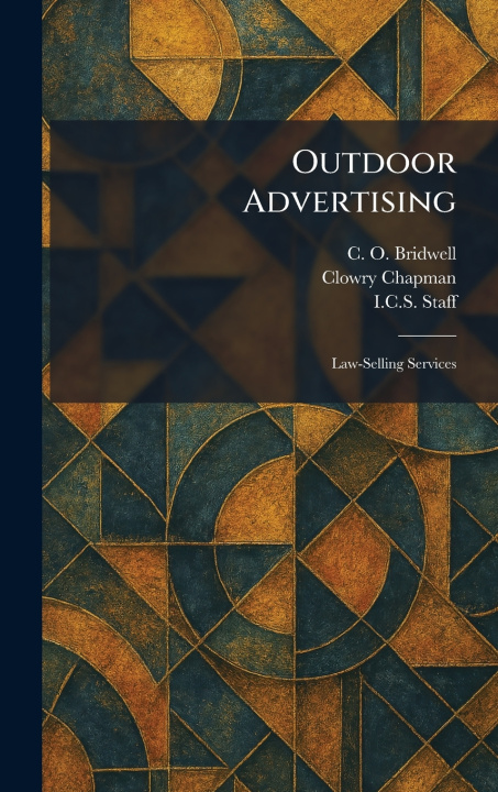 Libro Outdoor Advertising C. O. Bridwell
