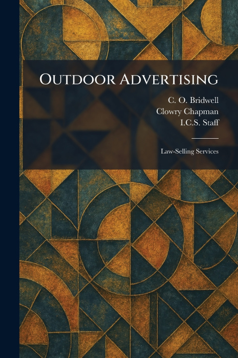 Libro Outdoor Advertising C. O. Bridwell