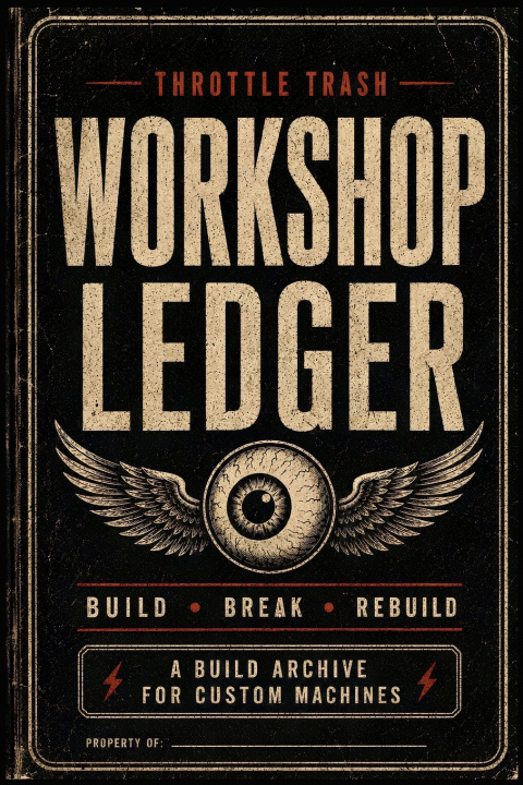 Book Workshop Ledger - Machine Record System Shon De La Sol