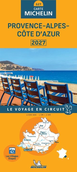 Könyv Carte Régionale Provence-Alpes-Côte d'Azur 2027 