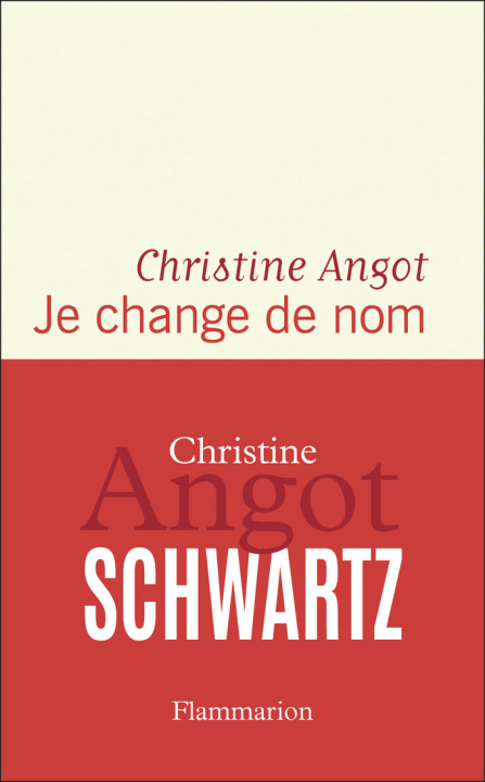 Book Je change de nom Angot
