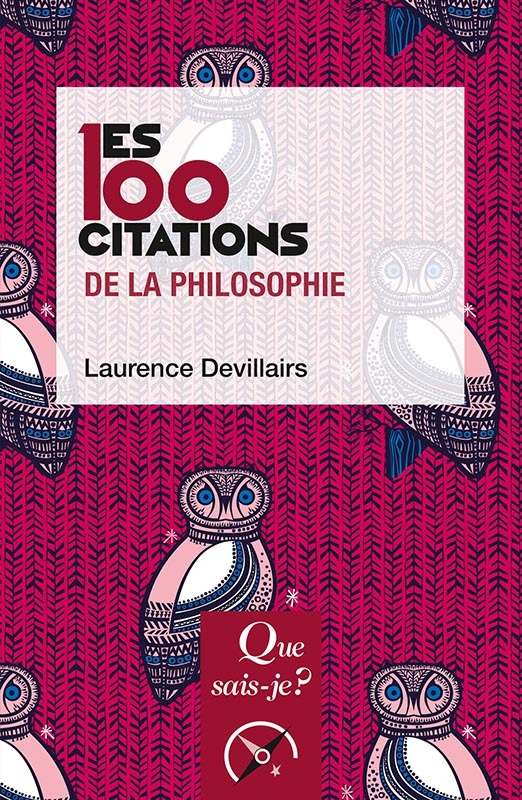 Knjiga Les 100 citations de la philosophie Devillairs