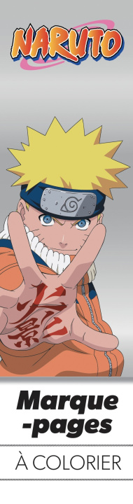 Buch Marque-pages à colorier Naruto - Edition silver 