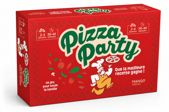 Buch Pizza party Xavier Delengaigne
