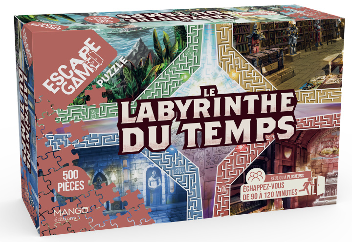 Könyv Escape game puzzle - Labyrinthe du temps Amandine Hilt