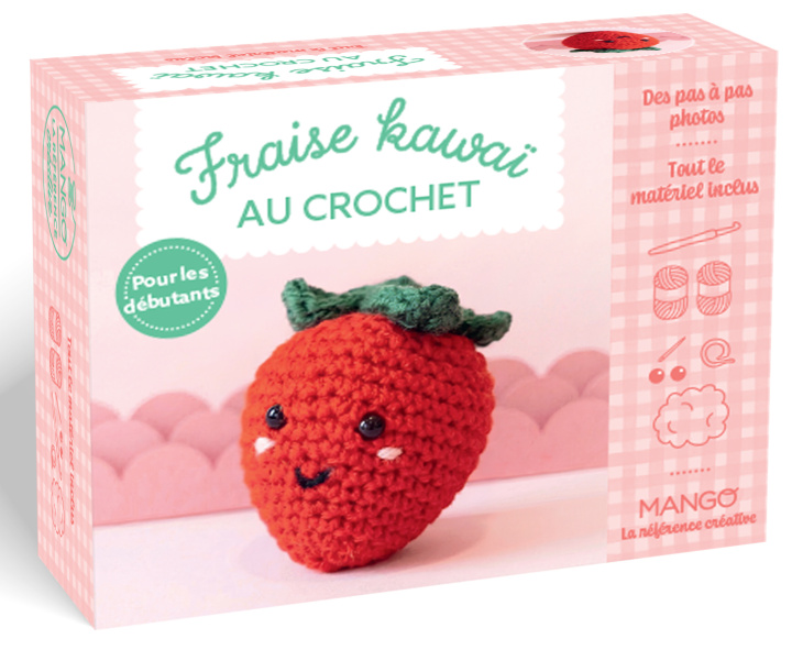 Buch Fraise kawaï au crochet Virginie Bonnet Bouquet