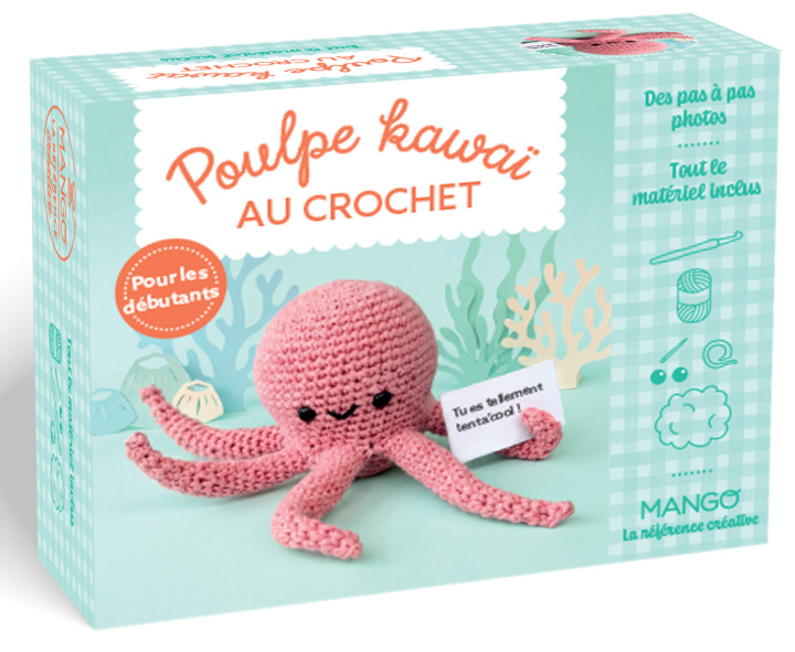 Carte Poulpe kawaï au crochet Lee Sartori