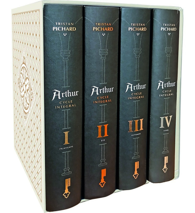 Книга Coffret luxe 4 tomes Arthur cycle intégral Tristan Pichard
