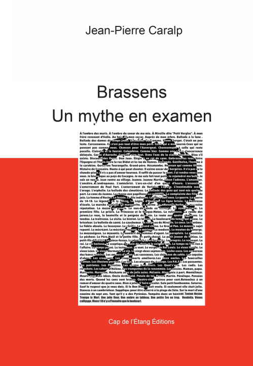 Boek Brassens Jean-Pierre CARALP