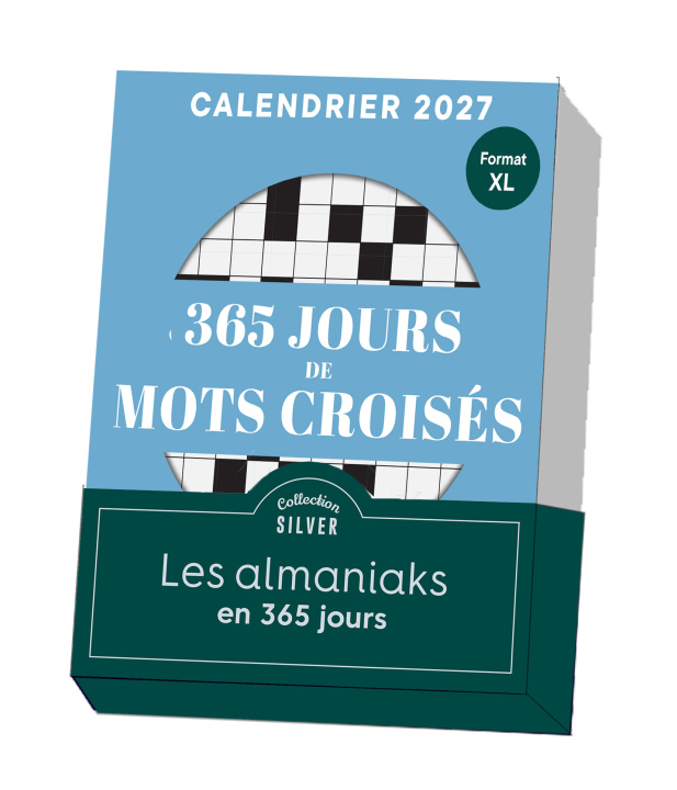 Kalender/Terminbuch Almaniak Silver 365 jours de mots croisés 2027 