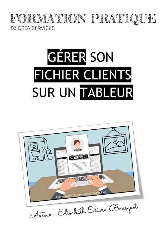 Книга GÉRER SON FICHIER CLIENTS SUR UN TABLE Elisabeth Eliora BOUSQUET