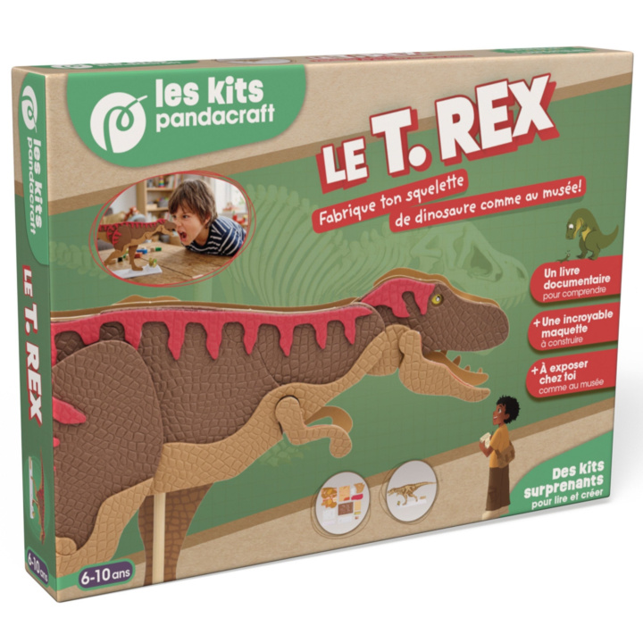Kniha T-Rex - Kit Pandacraft 6-10 ans 