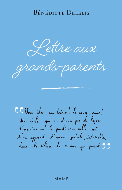 Carte Lettre aux grands-parents Bénédicte Delelis