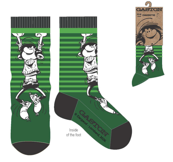 Carte Chaussettes (TU) - Vert - Gaston 