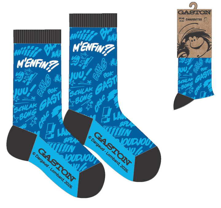 Книга Chaussettes (TU) - Bleu - Gaston 