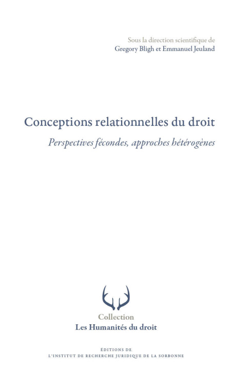 Kniha Conceptions relationnelles du droit 