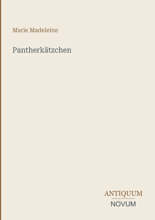 Carte Pantherkätzchen Marie Madeleine