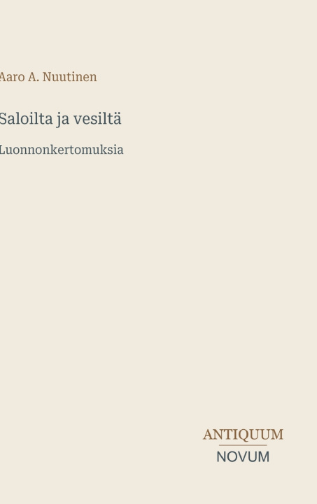 Carte Saloilta ja vesiltä Aaro A. Nuutinen