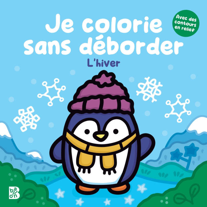 Libro Je colorie sans déborder - L'hiver 