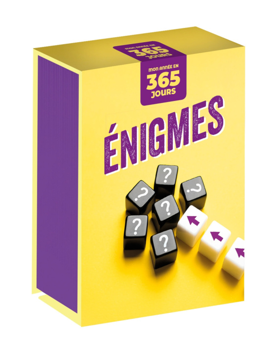 Kalender/agenda Mon année en 365 jours - Enigmes 
