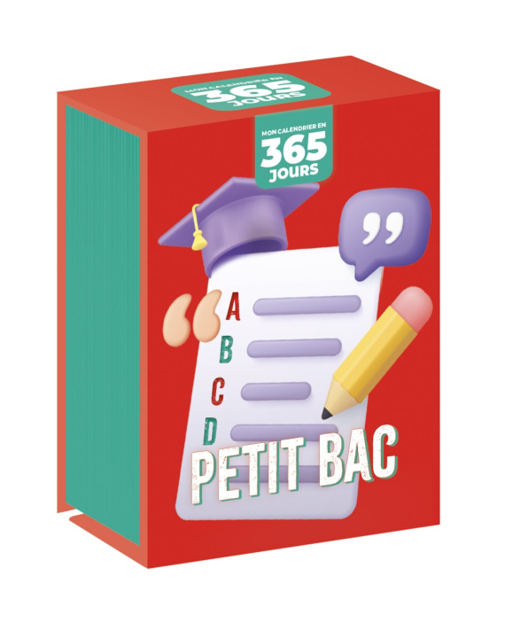 Kalendář/Diář Mon calendrier - Petit bac 
