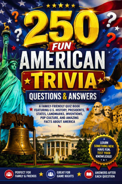 Boek 250 Fun American Trivia Questions & Answers 250 America book