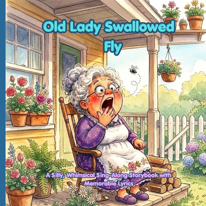 Carte Old Lady Who Swallowed Fly M. B. Wonder