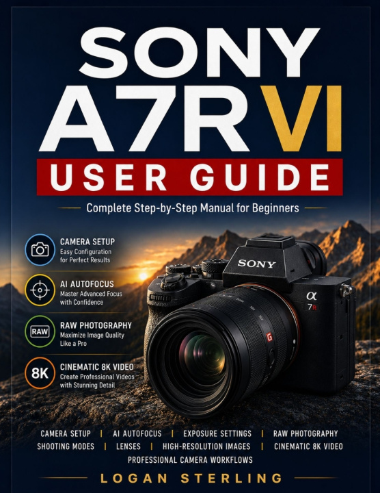 Boek SONY A7R VI USER GUIDE Logan Sterling