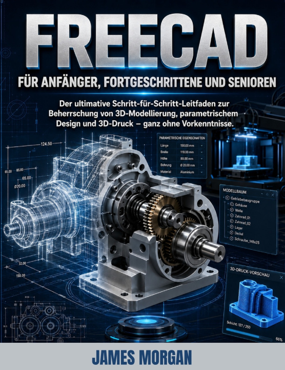 Boek FreeCAD für Anfänger, Fortgeschrittene und Senioren JAMES MORGAN