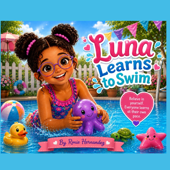 Книга Luna Learns to Swim Roxie Hernandez