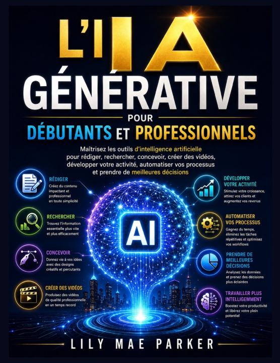 Carte L'IA Générative pour Débutants et Professionnels Lily Mae Parker