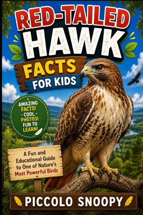Boek Red-Tailed Hawk Facts for Kids PICCOLO SNOOPY