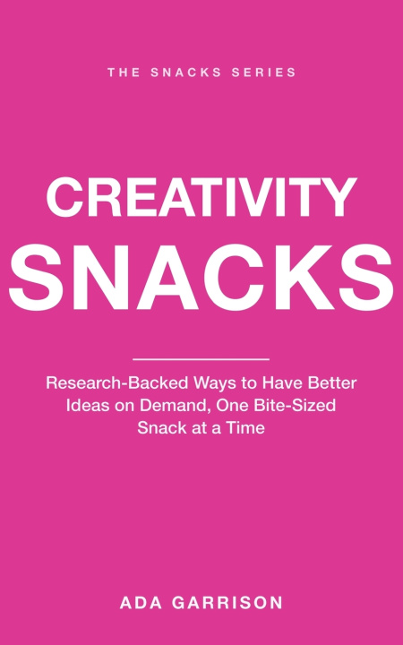 Libro Creativity Snacks Ada Garrison