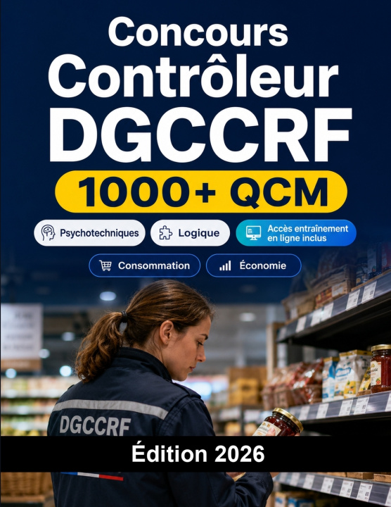 Könyv Concours Contrôleur DGCCRF 2026 Préparation Concours France