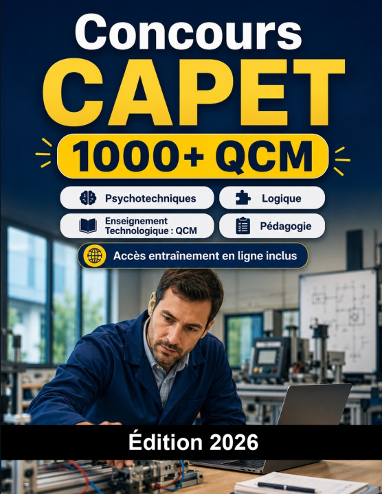 Buch Concours CAPET 2026 Préparation Concours France