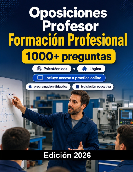 Buch Oposiciones Profesor Formación Profesional 2026 Preparación Oposiciones España
