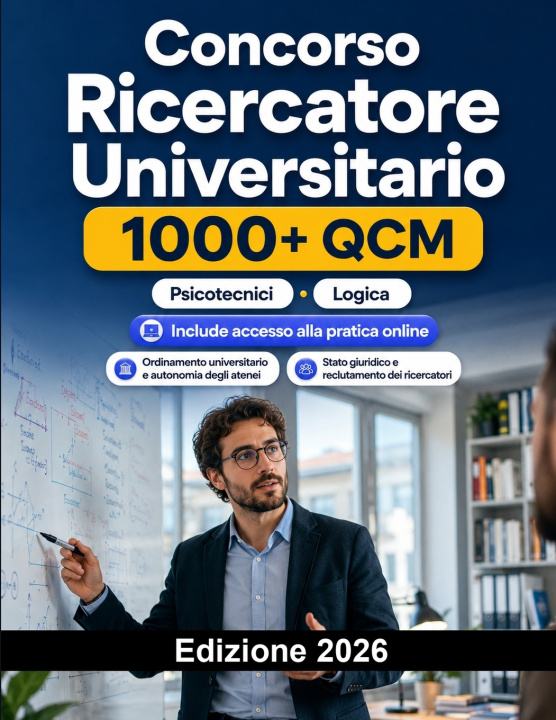 Kniha Concorso Ricercatore Universitario 2026 Preparazione Concorsi Italia