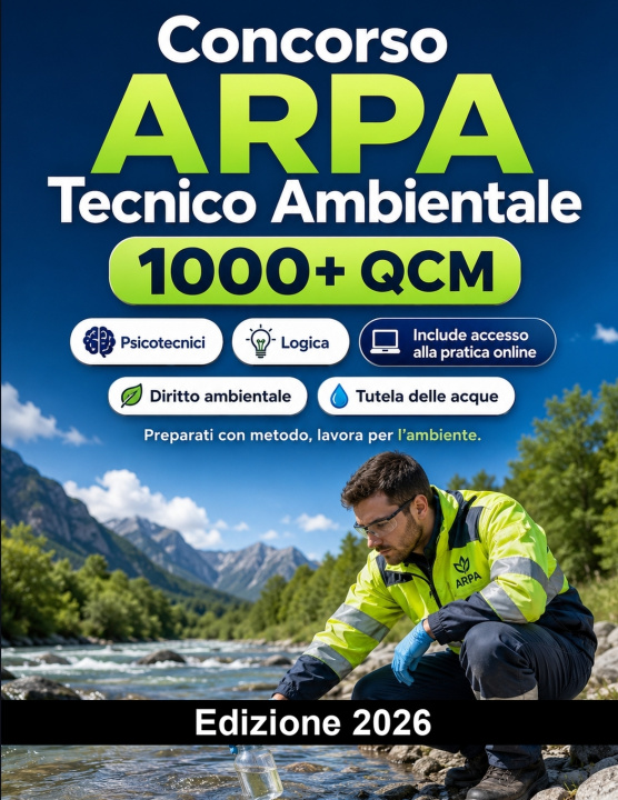 Libro Concorso ARPA Tecnico Ambientale 2026 Preparazione Concorsi Italia