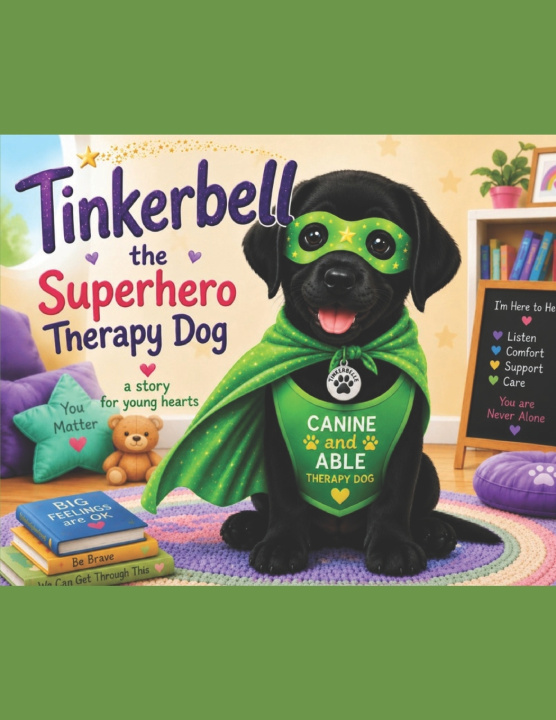 Carte TinkerBell the Superhero Therapy Dog Charlotte Mary Lewtas