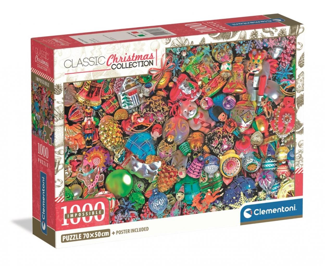 Igra/Igračka Puzzle 1000 elementów. Impossible XMAS Jolly Christmas 