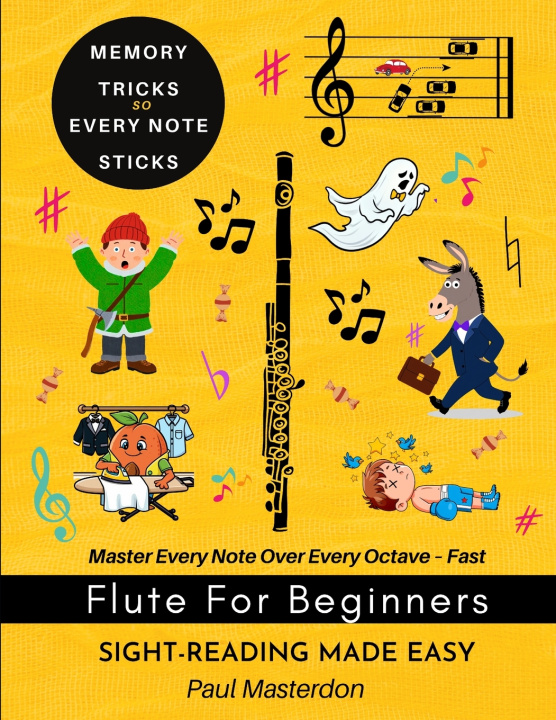 Книга Flute for Beginners - Sight-Reading Made Easy Paul Masterdon