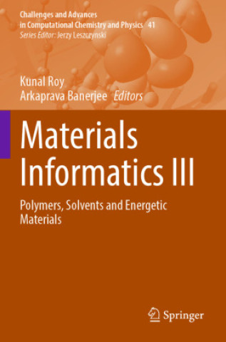 Book Materials Informatics III Kunal Roy