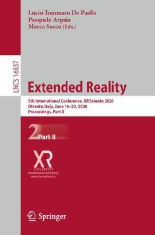 Book Extended Reality Lucio Tommaso De Paolis